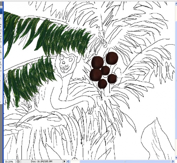 Creation of Rain Forest: Step 8